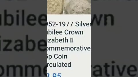 #SILVER #JUBILEE #CROWN #investincoins #HobbiesAtHome #changecheckercom #investing #QueenElizabethII