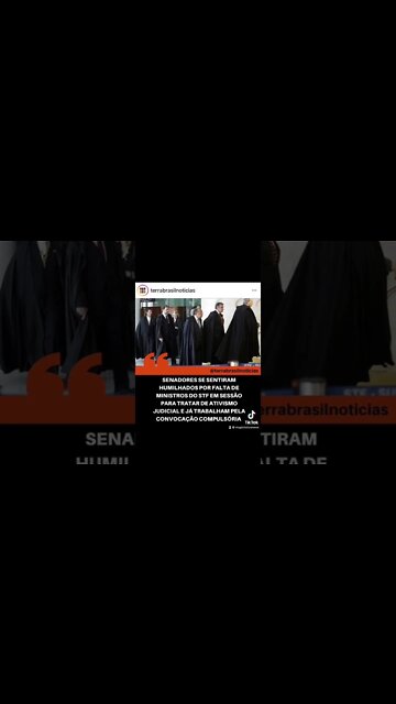 STF DA BOLO EM SENADORES E O CLIMA ESQUENTA