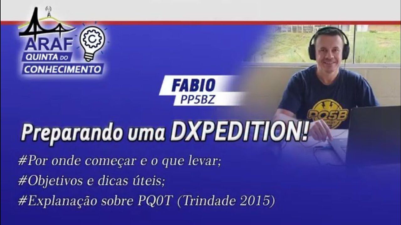 April 1,#ARAF Preparando uma DXpedition! #PP5BZ Quinta do conhecimento 2023