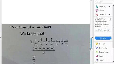 Class 5th Math A Fraction Multiplication