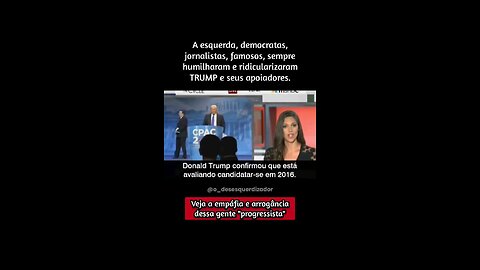 Donald Trump being mocked before win presidency in 2017 and 2025