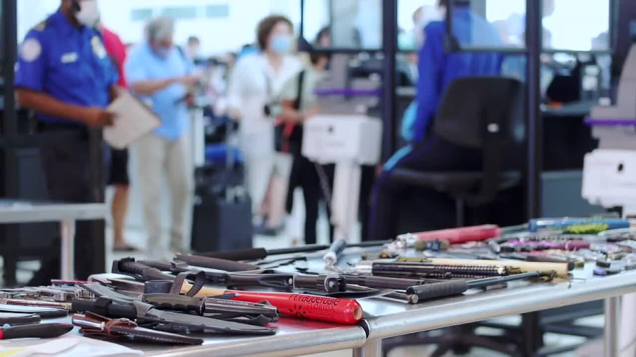 TSA sees increase in amount of weapons seized at South Florida airports