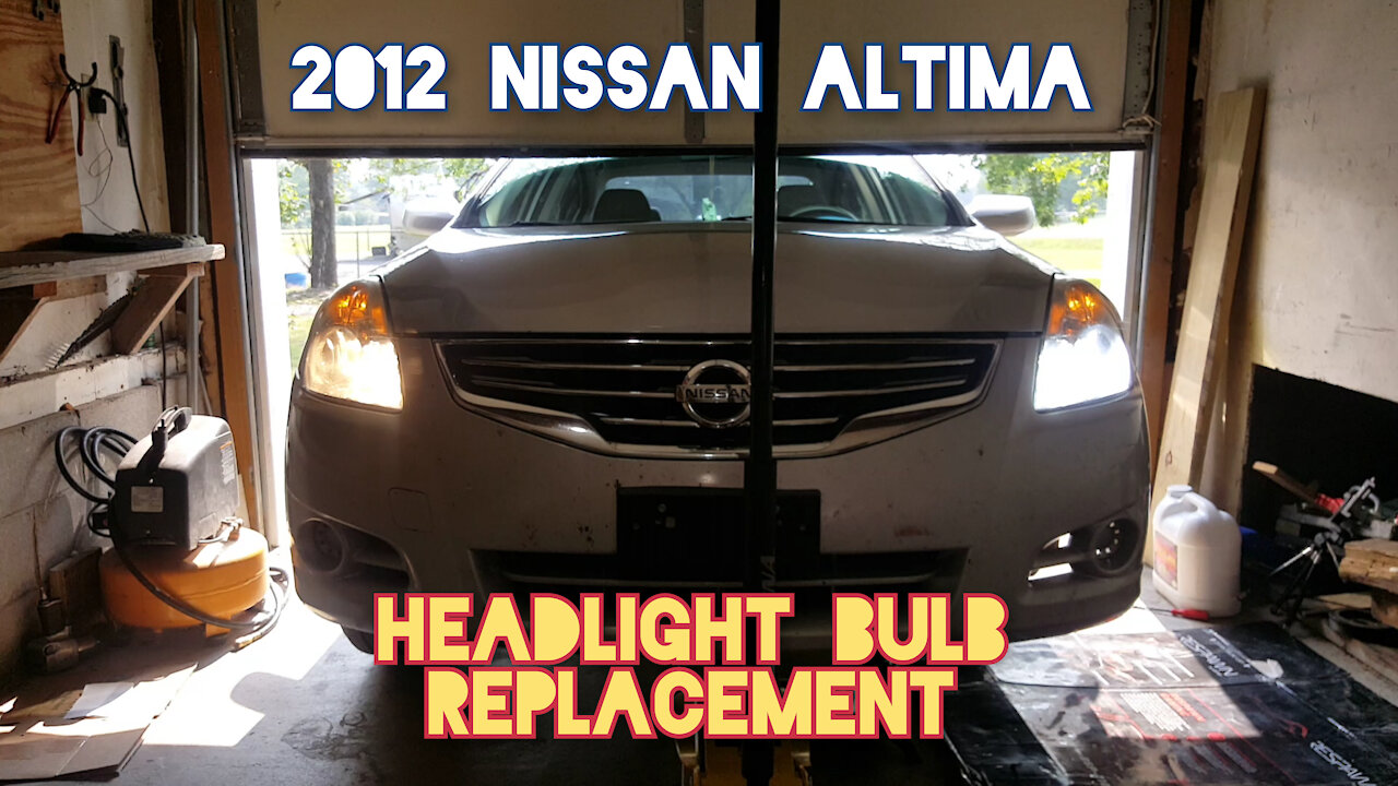 How to replace the headlight bulbs on a Nissan Altima