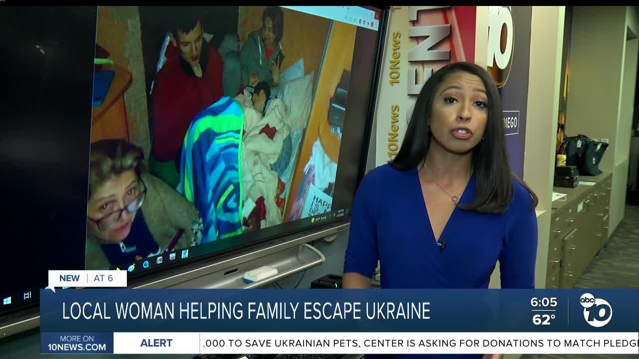 Sorrento Valley resident hopes to raise funds for family in Ukraine