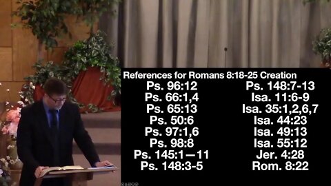 Romans 8:19-25 (2/27/22) Sunday School A.M.