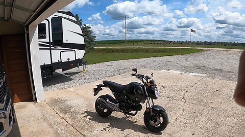 Big guy on a Honda grom.