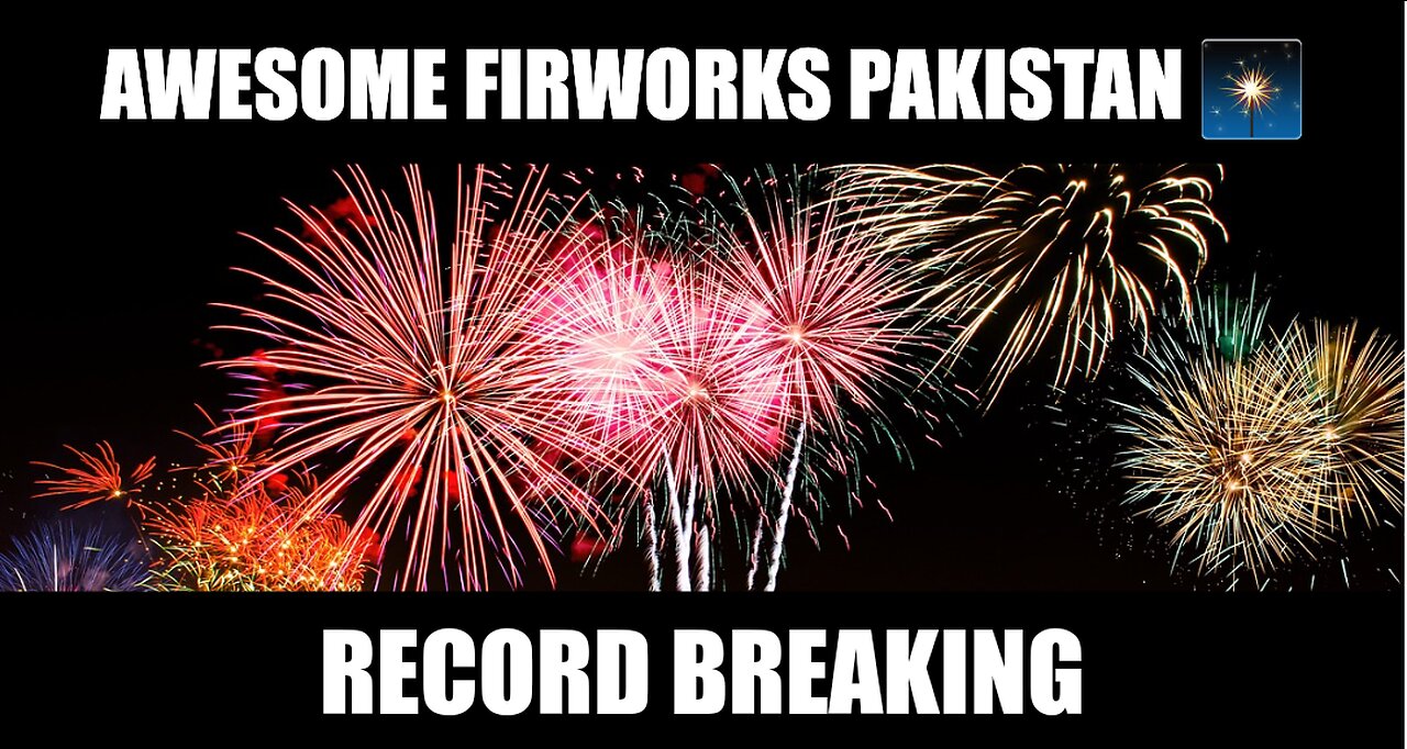 Amazing firworks at Lahore pakistan