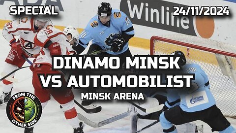 KHL ICE HOCKEY GAME - DINAMO MINSK VS AUTOMOBILIST - MINSK ARENA - MINSK, BELARUS - 24TH NOV 2024