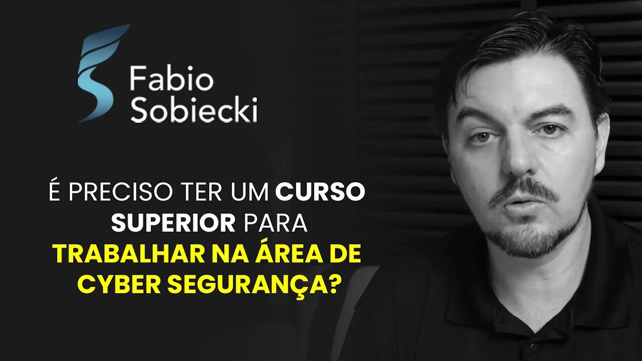 É PRECISO TER UM CURSO SUPERIOR PARA TRABALHAR NA ÁREA DE CYBER SEGURANÇA? | CORTES