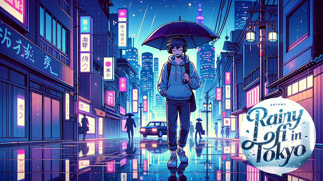 Rainy Lofi In Tokyo 🌧️ Lofi Hip Hop/Chillhop