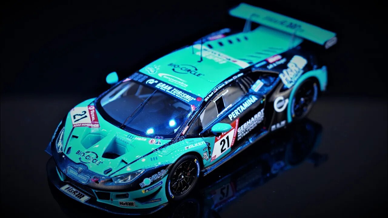 Lamborghini Huracán GT3 Evo No.21 Konrad Motorsport 24H Nürburgring - Spark 1/43 -2 MINUTES REVIEW