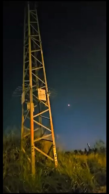 Hamas missile falls in Israel moments ago