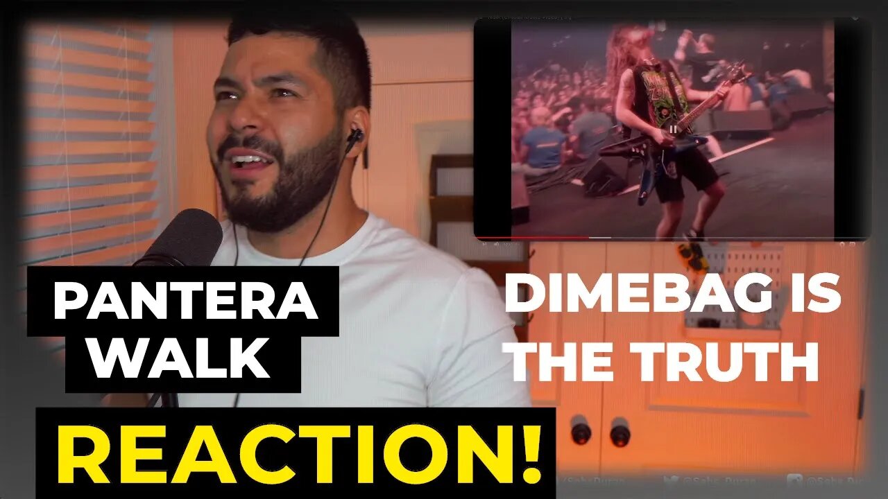 Pantera -Walk (Reaction!) how have I NOT HEARD this song?!