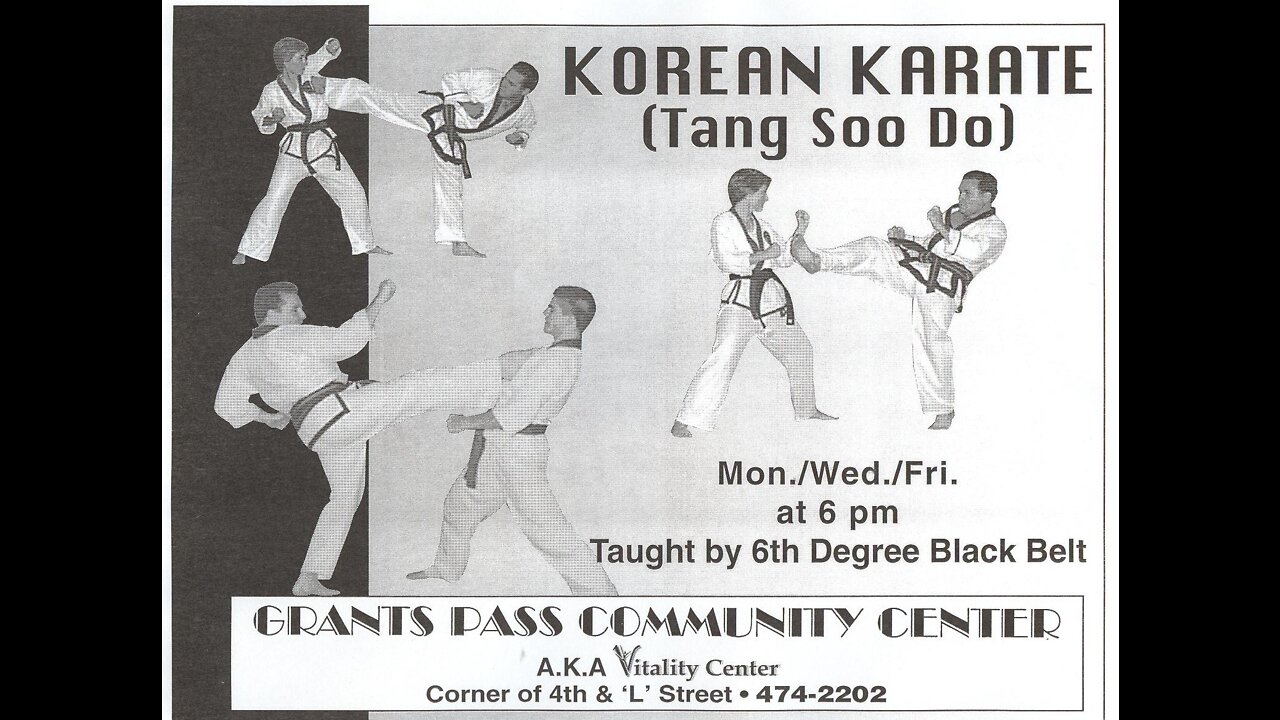 Tang Soo Do 33 Pt. 1 Black Belt Test Grants Pass, Oregon