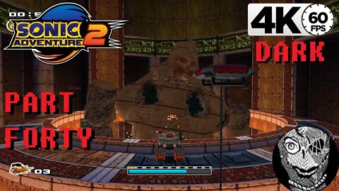 (PART 40) Sonic Adventure 2 4k [Dr. Robotnic vs Egg Golem] Dark Side Storyline