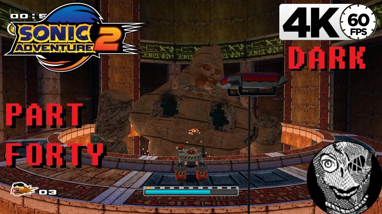 (PART 40) Sonic Adventure 2 4k [Dr. Robotnic vs Egg Golem] Dark Side Storyline