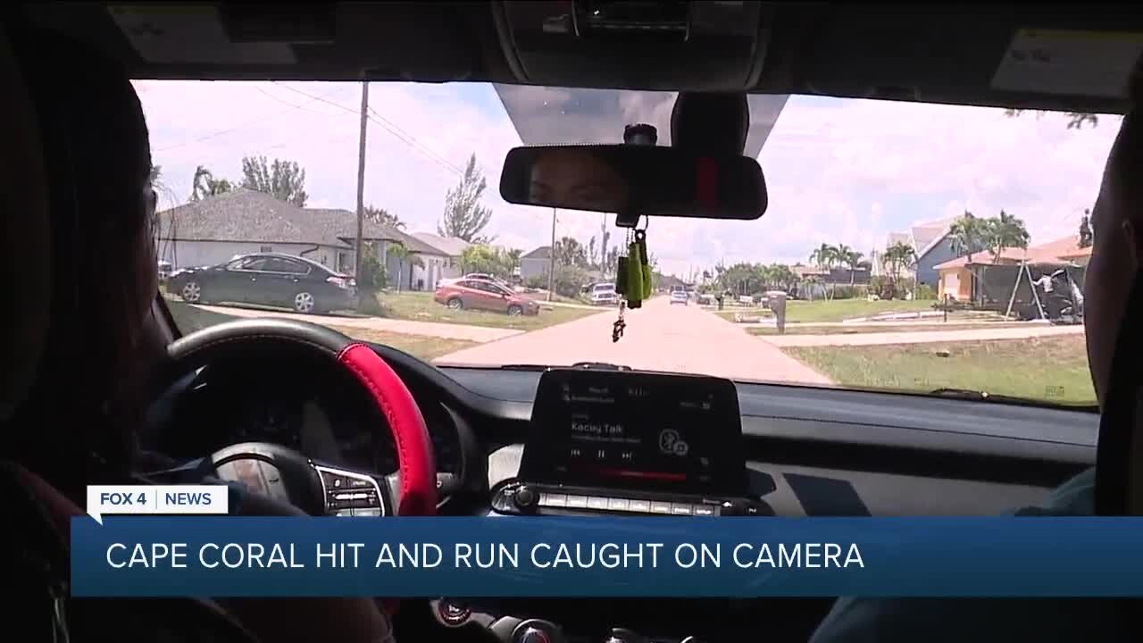 Cell phone video captures moments after alleged hit-and-run in Cape Coral