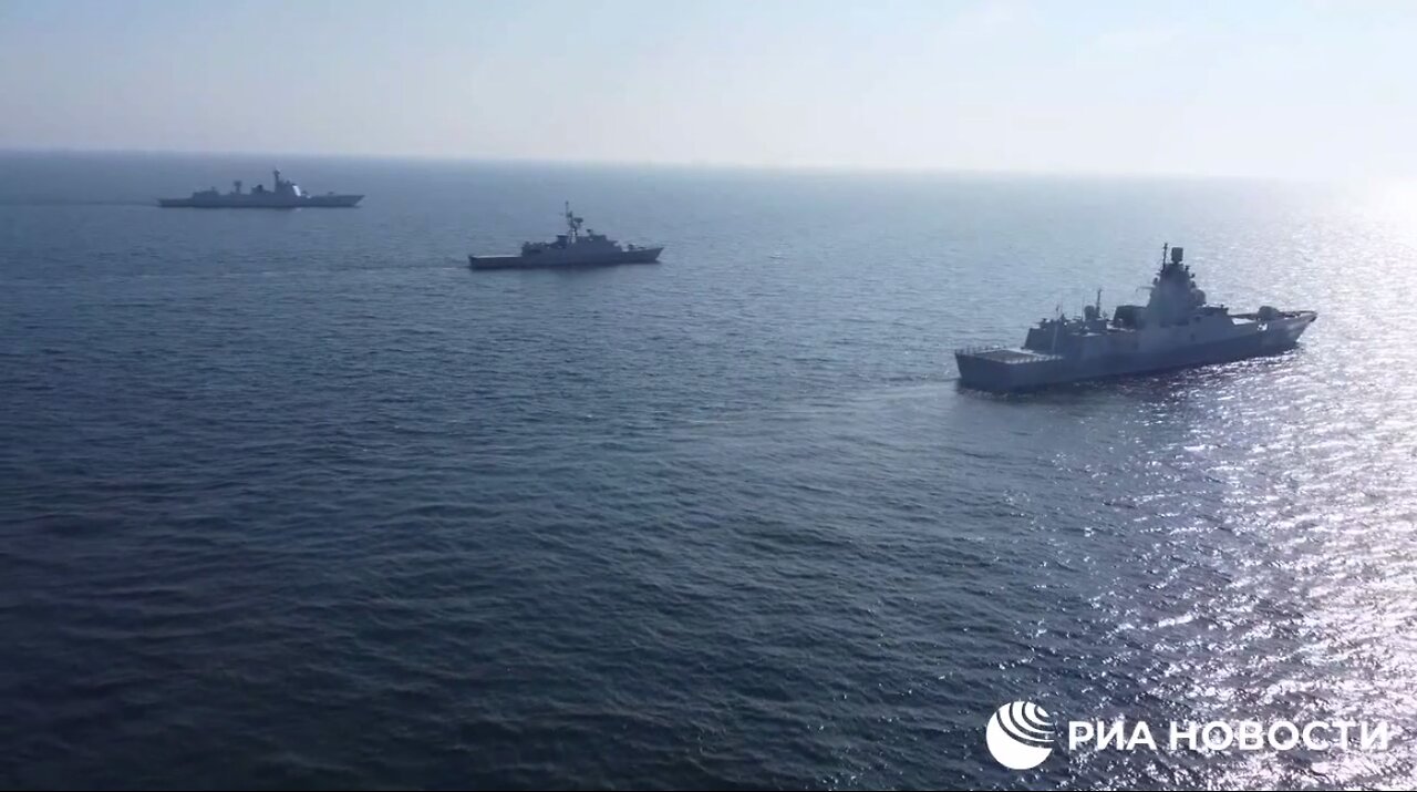 The trilateral naval exercise of Russia, China and Iran has ended in the Arabian Sea