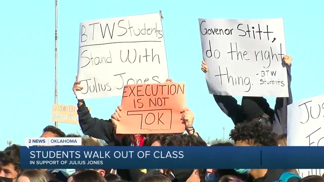 Students Walk Out Of Class