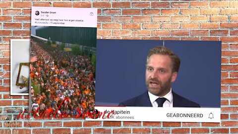 Hij probeert zich eruit te lullen