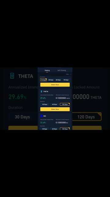 THETA TOKEN BINANCE STAKING REWARDS #thetanetwork #thetanetworkanalysis #theta #thetacoin #staking