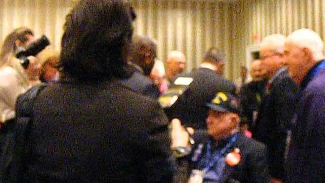 Field guide to CPAC 2014 Allen West enters and works the crowd
