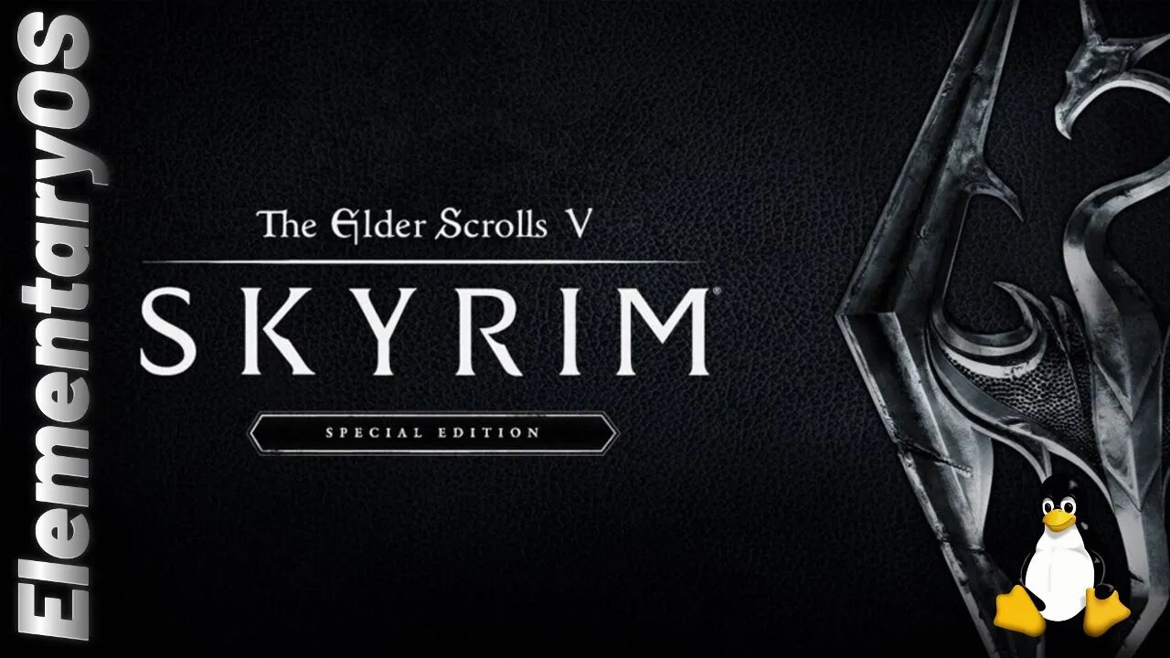 SkyRim LIVE on ElementaryOS Linux #1 It Begins