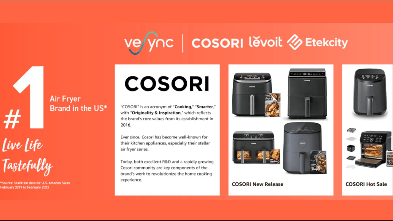 COSORI Air Fryer 9-in-1