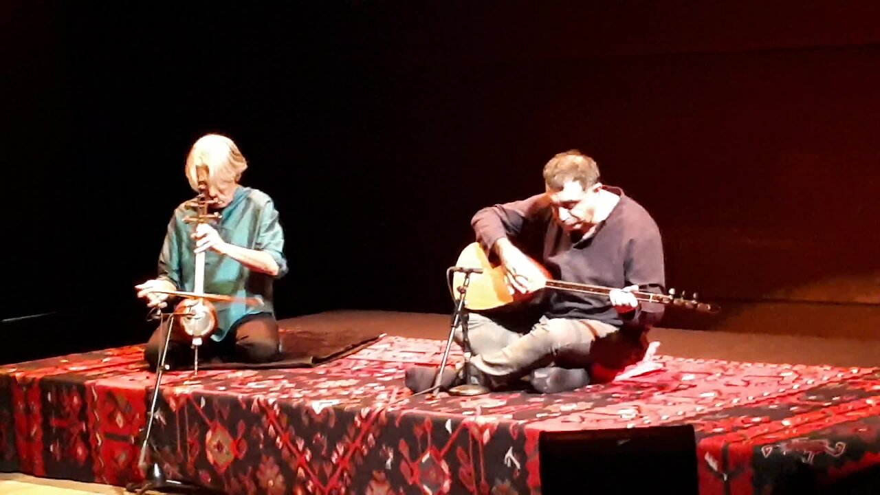 Musicians play traditional instruments during festival