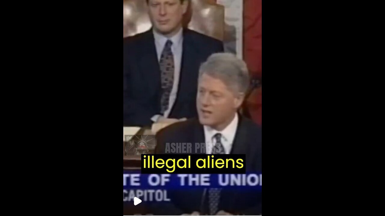 1995 Bill Clinton's SOTU address called for an increase in border security