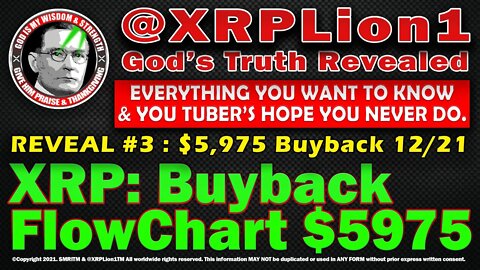 XRPCollective™: LORD'S GREAT REVEAL #3: XRP "BUYBACK BLESSING" FLOWCHART. US RESIDENTS ONLY. $5,975