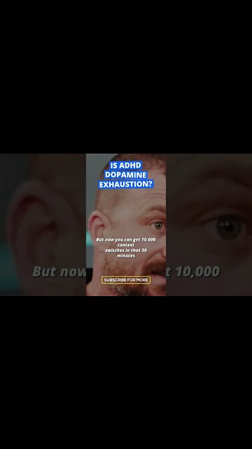 Is ADHD Dopamine Exhaustion? Neuroscientist Andrew Huberman on ADHD #shorts #adhd
