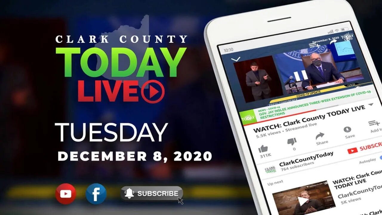 WATCH: Clark County TODAY LIVE • Tuesday, December 8, 2020