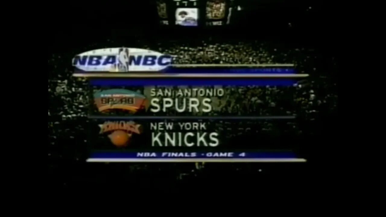 1999-06-22 NBA Finals Game 4 San Antonio Spurs vs New York Knicks