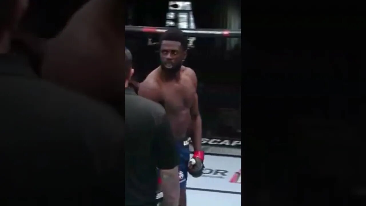 NJOKUANI VS BARRIAULT FIGHT #SHORT