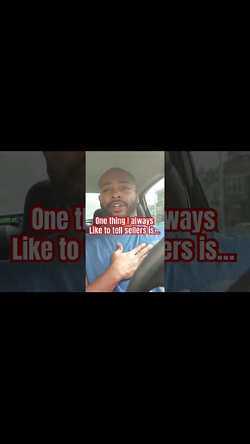 1 Thing I always like to tell sellers is THEY WILL leave out.. #Get2Steppin w/ S2