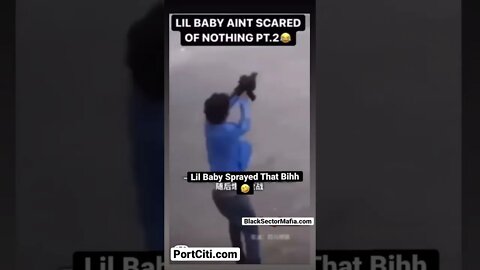 👀 #LilBaby really was out there living on the edge !