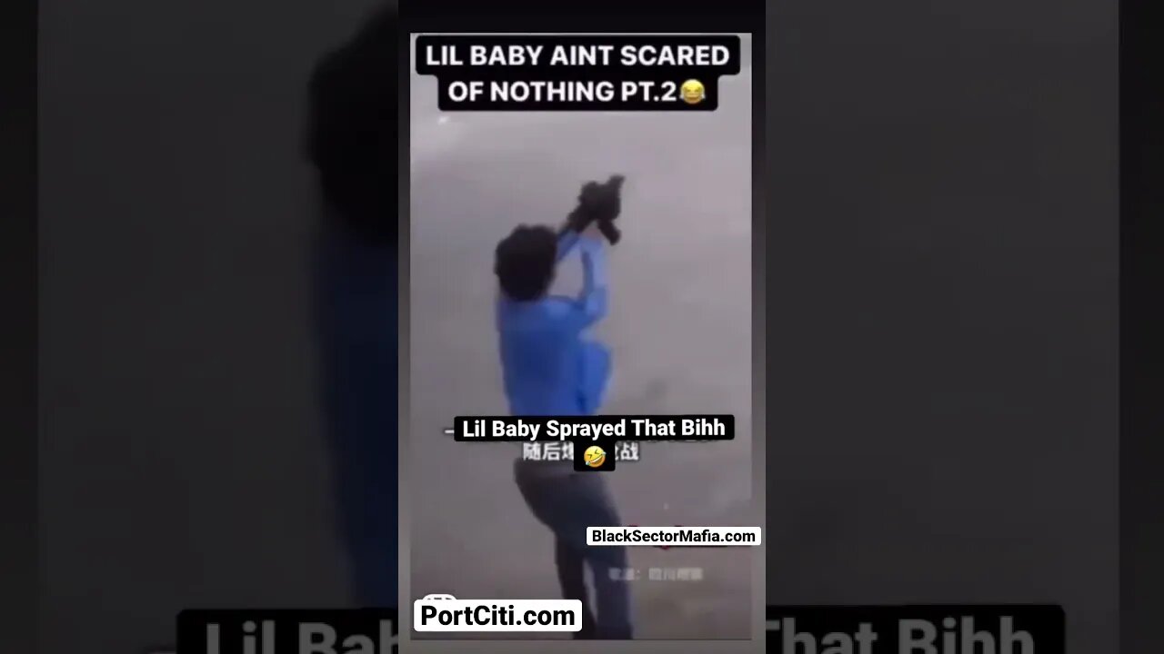 👀 #LilBaby really was out there living on the edge !