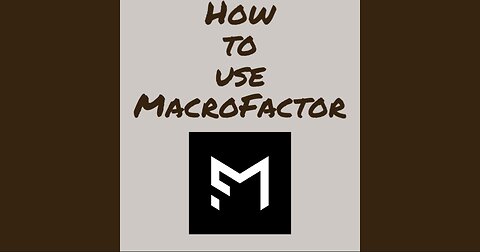 MacroFactor tracking app