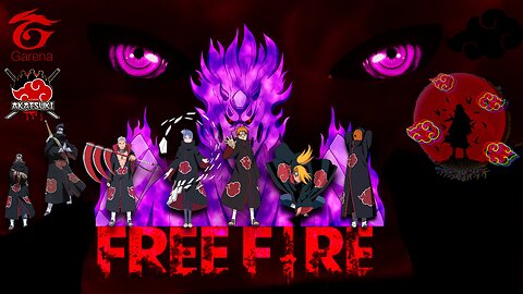 Akatsuki Collab with Free Fire 🤯