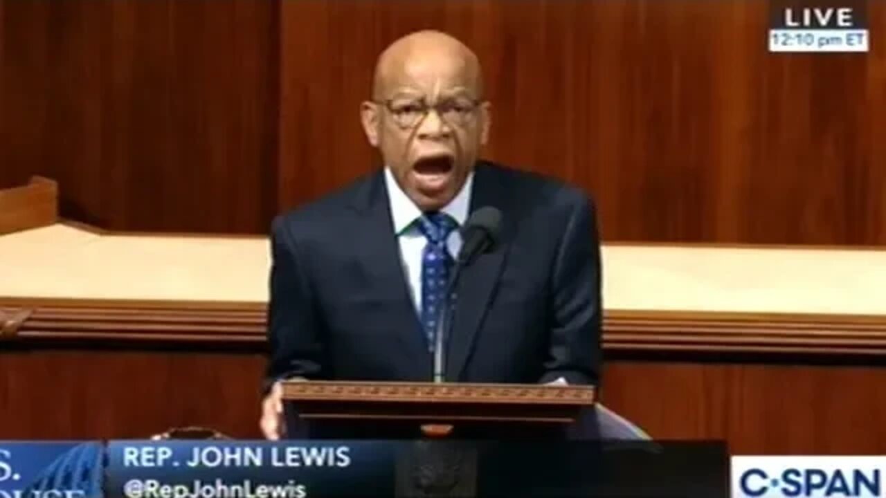 Congressman John Lewis "WE CAN NOT DELAY! THE FUTURE OF OUR DEMOCRACY IS AT STAKE!"