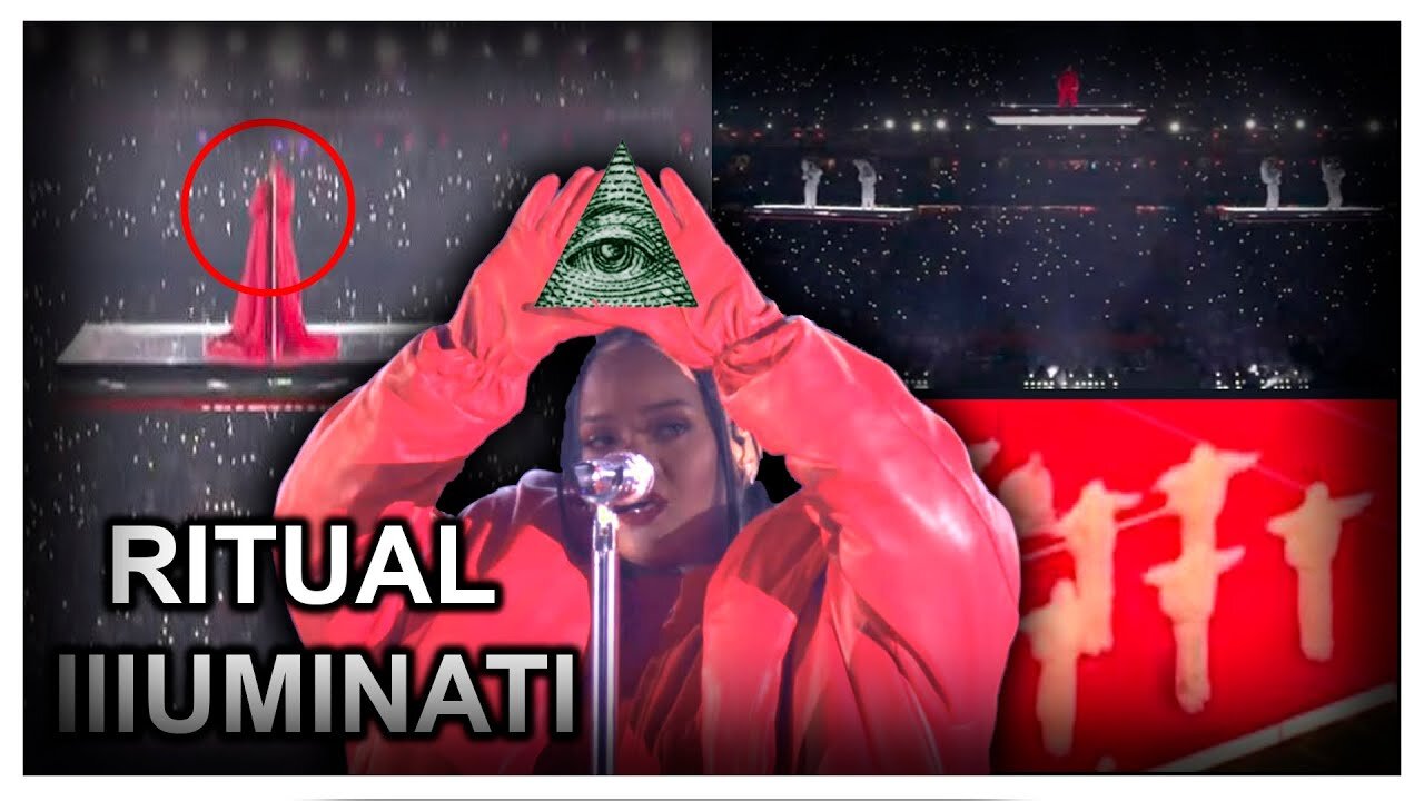 IL MESSAGGIO OCCULTO DI RIHANNA AL SUPER BOWL 57 CHE NON È STATO TRASMESSO IN TV..è APPUNTO IL CULTO DI THELEMA E DELLA MASSONERIA DELLA DEA MADRE PAGANO SU INANNA,ISHTAR,KALì,NINSIANNA,ISIDE,PACHAMAMA,BABILONIA LA PROSTITUTA SULL'EONE DI HORUS