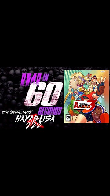 #shorts DEAD IN 60 SECONDS (vs. Hayabusa222) - Street Fighter Alpha 3 [Arcade]
