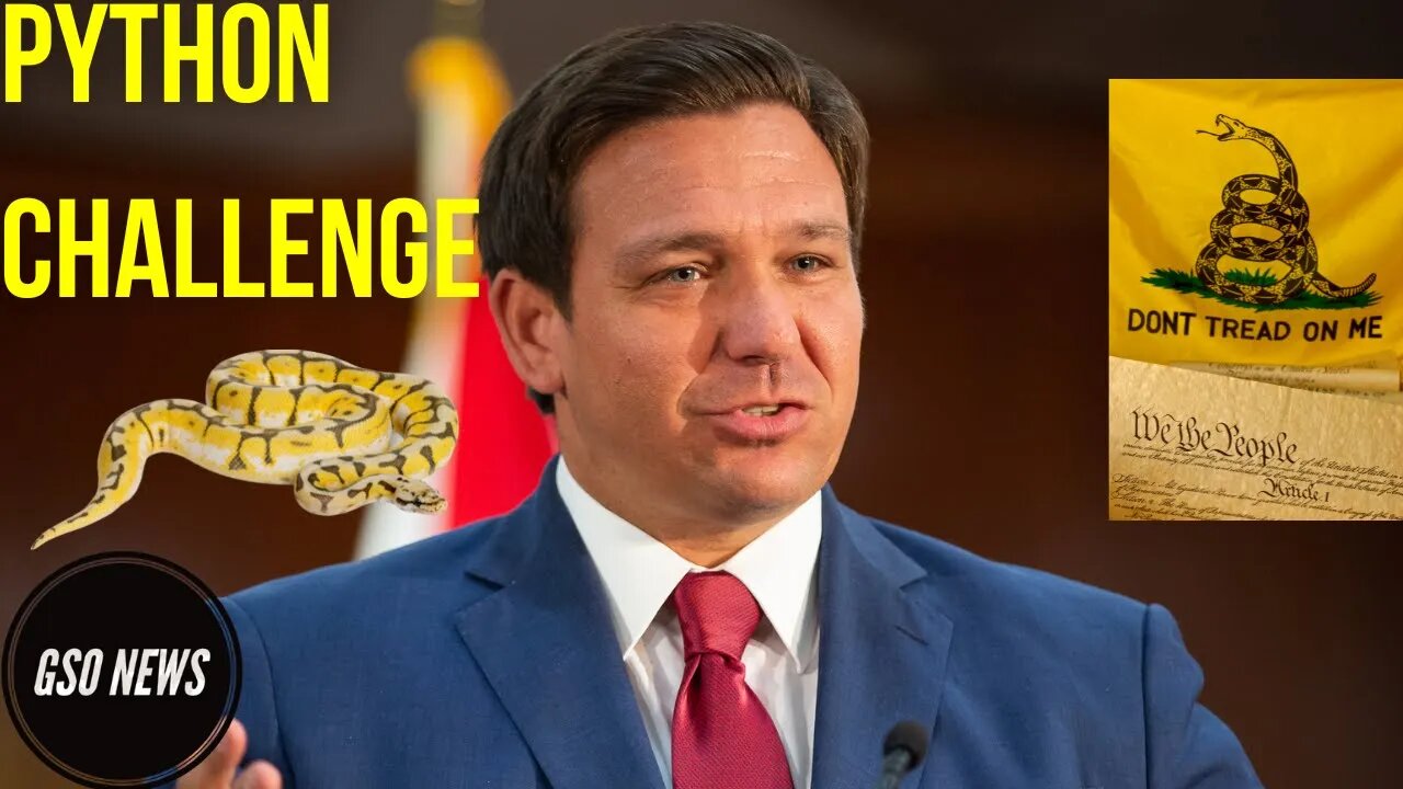 DeSantis Announces Florida Python Challenge Registration Is Open