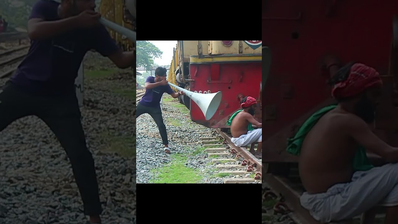 Train Horn Prank 2023#prank #prankvideo #train_horn_prank #trains #shorts #hornprank #onlypranks