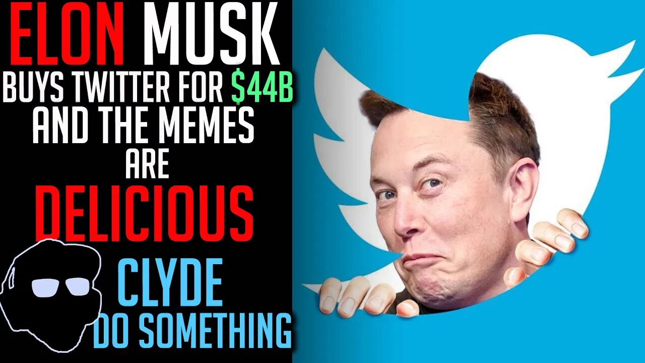 Elon Musk Buys Twitter and the Trends / Memes are Delicious