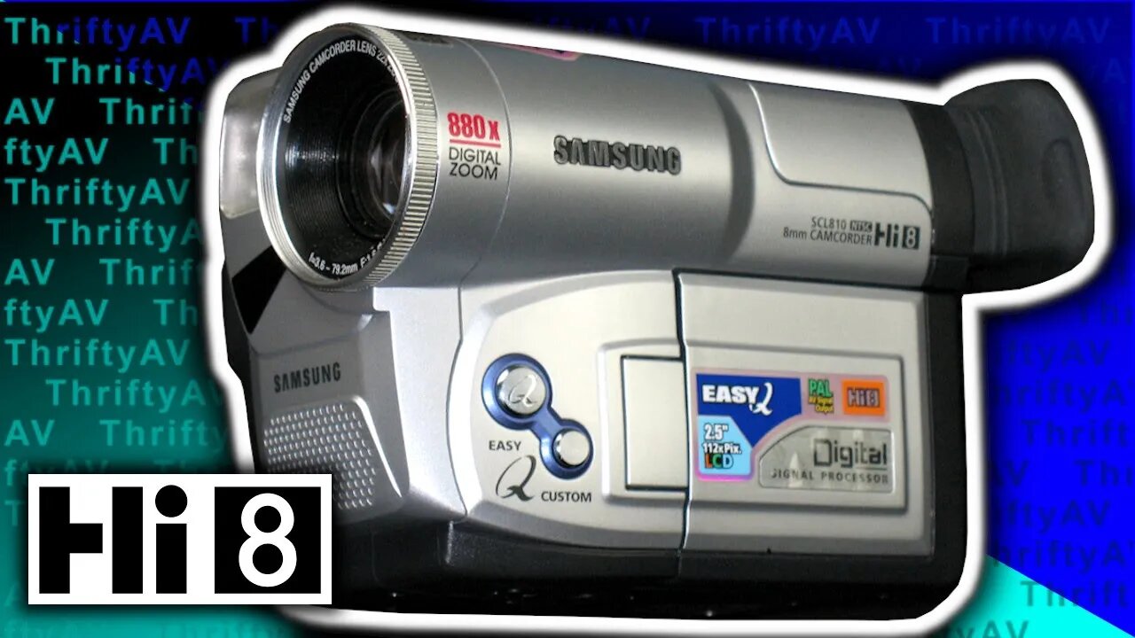 Samsung Hi8 Camcorder, Model SCL810 | Features and Test Footage