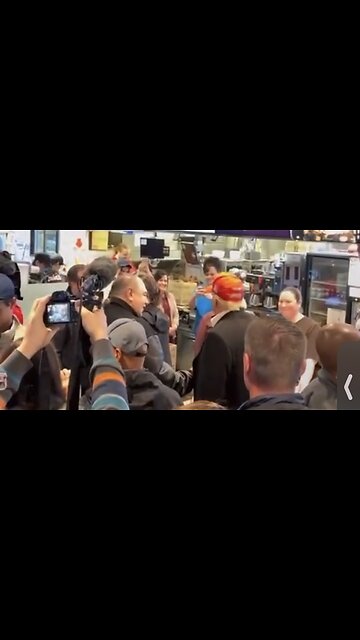 Trump stops at the East Palestine McDonalds