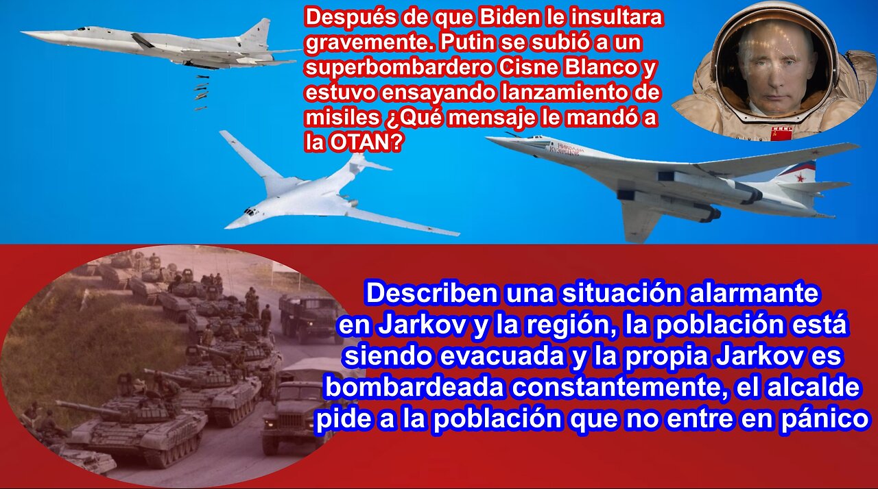 ¿Qué mensaje le mandó Putin a la OTAN Subiéndose a un Cisne blanco y ensayó lanzamientos de misiles?