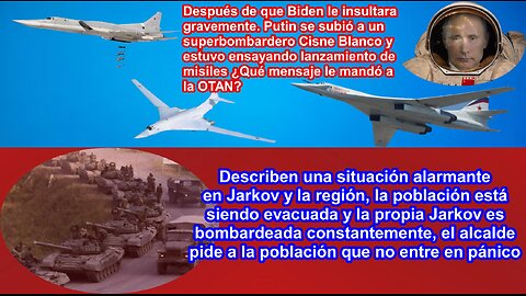 ¿Qué mensaje le mandó Putin a la OTAN Subiéndose a un Cisne blanco y ensayó lanzamientos de misiles?